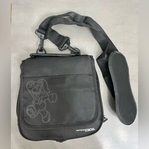 Nintendo Black Messenger Bag with Character Design